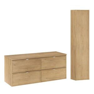 Petits-meubles KOUPELNOVÝ NÁBYTEK 120cm Elias 2er-Set Dřevo obraz