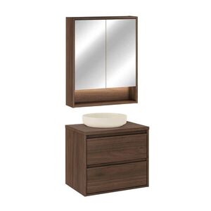 Petits-meubles KOUPELNOVÝ NÁBYTEK 60cm Edmé 2er-Set Dřevo obraz