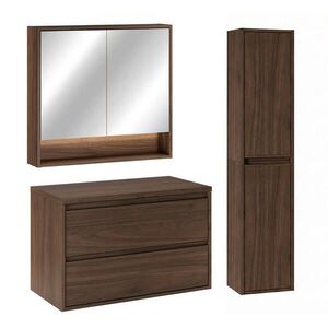 Petits-meubles KOUPELNOVÝ NÁBYTEK 80cm Edmé 2er-Set Dřevo obraz