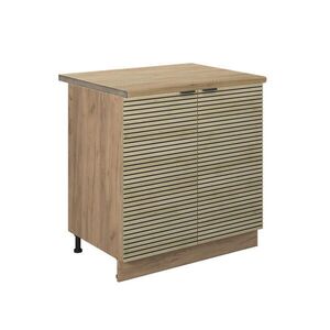 Vicco SPODNÍ SKŘÍŇKA KUCHYŇSKÉ LINKY Fame-Line Dubový panel 80 cm s policí, PD Dub obraz