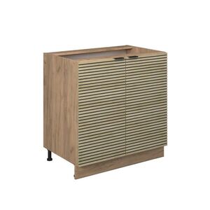 Vicco SPODNÍ SKŘÍŇKA KUCHYŇSKÉ LINKY Fame-Line Dubový panel 80 cm s policí, bez pracovní desky obraz