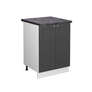 Vicco SPODNÍ SKŘÍŇKA KUCHYŇSKÉ LINKY Fame-Line Anthrazit-Gold Landhaus 60 cm , PD Antracit obraz