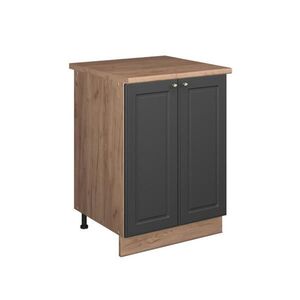Vicco SKŘÍŇKA POD DŘEZ Fame-Line, Anthrazit-Gold Landhaus/Zlatý mocný dub, 60 cm obraz
