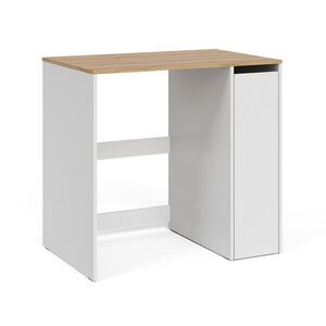 Vicco SKŘÍŇKA NA PRAČKU Viktor, Bílá/Řemeslný dub, 93.6 x 88.2 cm se 3 přihrádkami obraz