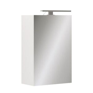 Vicco KOUPELNOVÁ SKŘÍŇKA SE ZRCADLEM Lavio Bílá 40 x 60 cm s osvětlením LED obraz