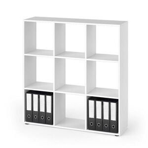 Vicco DĚLICÍ STĚNA Nove Bílá 104 x 108 cm se 2 skládacími boxy obraz