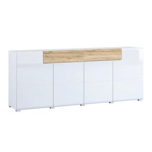 Petits-meubles SIDEBOARD Jules Bílá a dřevo obraz