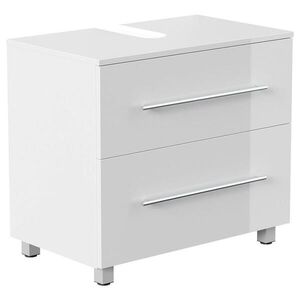MID.YOU SKŘÍŇKA POD UMYVADLO, vysoce lesklá bílá, vysoce lesklá bílá, 70/63/41, 6 cm obraz
