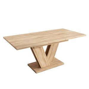 Urban Meuble JÍDELNÍ STŮL rozkládací 140-180 cm dub, V-rám obraz