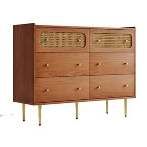 Urban Meuble SIDEBOARD se 6 zásuvkami a ratanovými prvky obraz