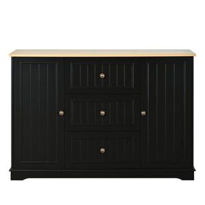 Urban Meuble KOMODA se 3 zásuvkami a dvířky v designu lednice obraz
