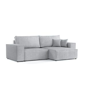 AltaBeds ROHOVÁ SEDAČKA CAVO, textil, Světle šedá obraz