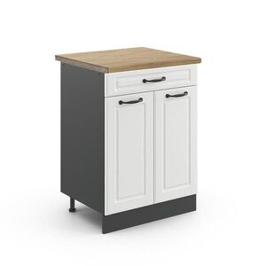 Vicco SPODNÍ SKŘÍŇKA KUCHYŇSKÉ LINKY R-Line Bílý venkovský dům 60 cm , PD Dub obraz