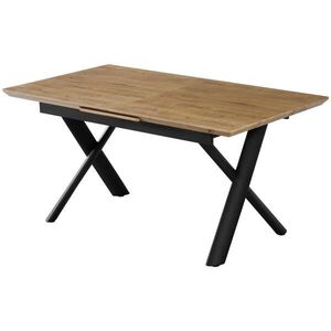 Livetastic JÍDELNÍ STŮL, černá, barvy dubu, 200/90/76 cm obraz