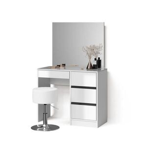 Livinity® TOALETNÍ STOLEK Imola Bílá 90 cm se stoličkou obraz