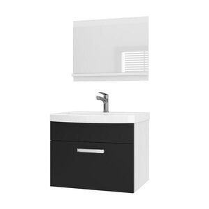B BELINI GROUP KOUPELNOVÝ NÁBYTEK Koupelnová SADA PRI P1, Černá lesklá, 60 cm obraz
