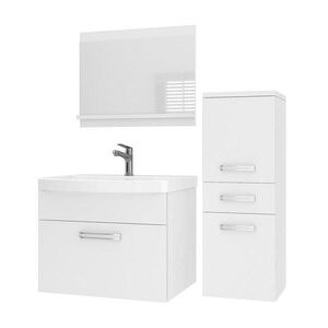 B BELINI GROUP KOUPELNOVÝ NÁBYTEK Koupelnová SADA PRI M2, Bílá matná, 90 cm obraz