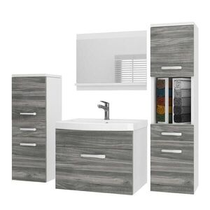 B BELINI GROUP KOUPELNOVÝ NÁBYTEK Koupelnová SADA PRI M5, Glamour dřevo matné, 120 cm obraz