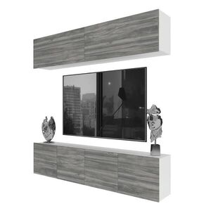 B BELINI GROUP OBÝVACÍ STĚNA Milano 6, Šedá matná, 200 cm, Bezúchytková obraz