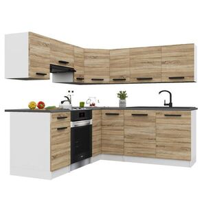 B BELINI GROUP KUCHYŇSKÁ LINKA Italia 6 360 cm, s pracovními deskami, Dub Sonoma obraz