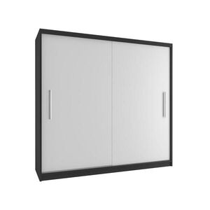B BELINI GROUP POSUVNÁ SKŘÍŇ Verona SI, Černá/Bílá Mat, 200 cm obraz