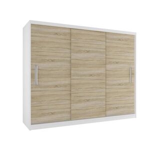 B BELINI GROUP POSUVNÁ SKŘÍŇ Verona SI, Bílá/Dub Sonoma Mat, 232 cm obraz