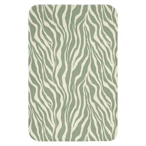 OnlyWow WC PŘEDLOŽKA Zebra - Motiv - zelená 40x60 cm obraz