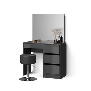 Livinity® TOALETNÍ STOLEK Imola Antracit 90 cm se stoličkou obraz