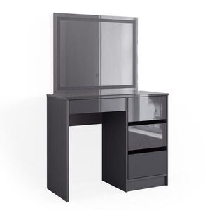 Vicco TOALETNÍ STOLEK Sherry Antracit 90 cm se zrcadlem LED obraz