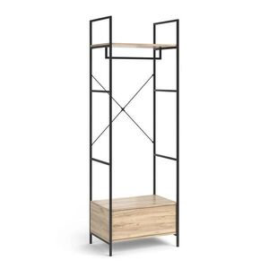 Vicco ŠATNÍ SKŘÍŇ Enya Dřevo 60 x 180 cm se zásuvkou obraz