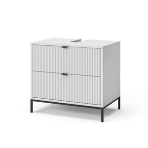 Vicco DOLNÍ SKŘÍŇKA POD DŘEZ Eliza Bílá 70 x 63 cm Se 2 výsuvnými zásuvkami obraz