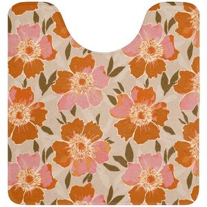 OnlyWow WC PŘEDLOŽKA Květiny - Motiv - Retro 55x60 cm obraz