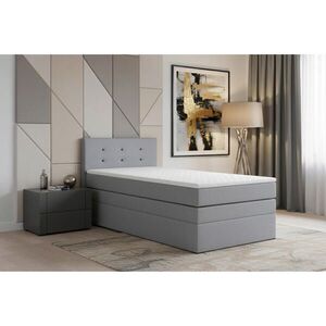 MID.YOU POSTEL BOXSPRING, 90/200 cm, barvy stříbra obraz