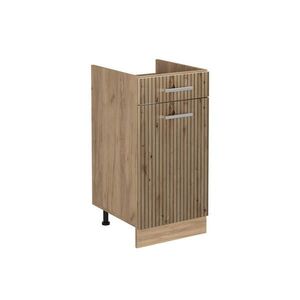 Vicco SPODNÍ SKŘÍŇKA KUCHYŇSKÉ LINKY R-Line, Řemeslný dub/Zlatý mocný dub, 40 cm bez pracovní desky obraz