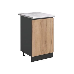 Vicco SPODNÍ SKŘÍŇKA KUCHYŇSKÉ LINKY R-Line, Zlatý mocný dub/Antracit, 50 cm pracovná doska Mramor obraz