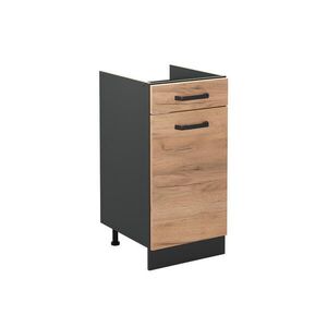 Vicco SPODNÍ SKŘÍŇKA KUCHYŇSKÉ LINKY R-Line, Zlatý mocný dub/Antracit, 40 cm bez pracovní desky obraz