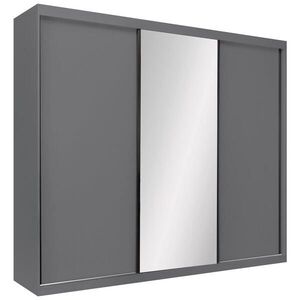 P & B ŠATNÍ SKŘÍŇ S POSUVNÝMI DVEŘM, barvy grafitu, 250/215/59, 5 cm obraz