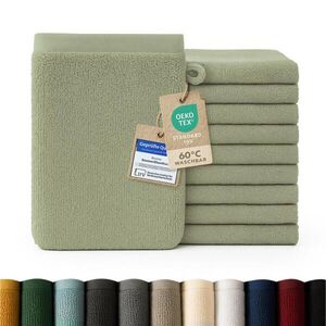 Blumtal ŽÍNKA sada 10 ks, 10x žínka 15/20 cm, světle zelená obraz