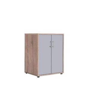 MID.YOU SKŘÍŇ NA ŠANONY, šedá, Sonoma dub, 54/74/50 cm obraz