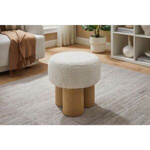 Livetastic TABURET, textil, kompozitní dřevo, 50/49/50 cm obraz