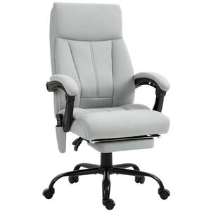 Vinsetto KANCELÁŘSKÁ ŽIDLE s vibrační masáží, ergonomická kancelářská židle s funkcí polohování obraz