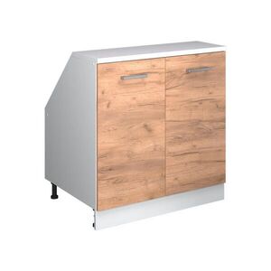 Vicco ŠIKMÁ SKŘÍŇ Rion Zlatý mocný dub 80 x 81.6 cm se 2 dveřmi, korpus skříně hloubka 60 cm obraz