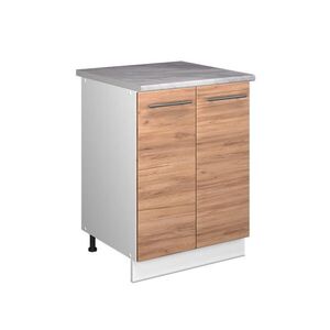 Vicco SKŘÍŇKA POD DŘEZ Fame-Line, Zlatý mocný dub/Bílá, 60 cm obraz