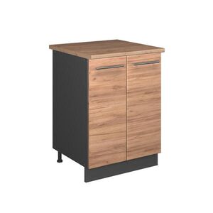 Vicco SKŘÍŇKA POD DŘEZ Fame-Line, Zlatý mocný dub/Antracit, 60 cm obraz