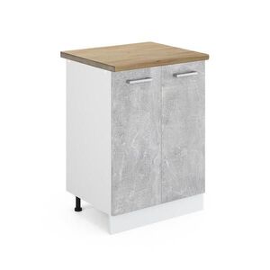 Vicco SPODNÍ SKŘÍŇKA KUCHYŇSKÉ LINKY R-Line Beton 60 cm , PD Dub obraz