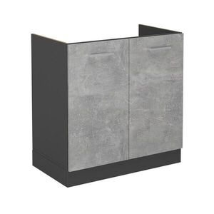 Vicco SKŘÍŇKA POD DŘEZ R-Line Beton 80 cm bez pracovní desky obraz