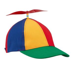 Relaxdays KŠILTOVKA Barevná s vrtulkou nastavitelná 55-61 cm obraz