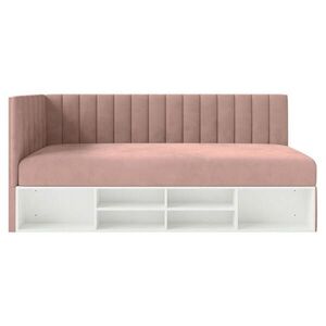 Selsey POSTEL PRO MLÁDEŽ Ventrio světle růžová sametový potah Easy-Clean 90x200 cm obraz