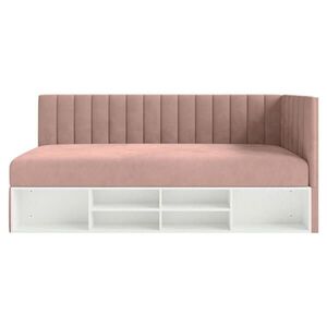 Selsey POSTEL PRO MLÁDEŽ Ventrio světle růžová sametový potah Easy-Clean 90x200 cm obraz