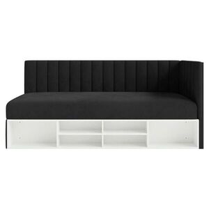 Selsey POSTEL PRO MLÁDEŽ Ventrio černá sametový potah Easy-Clean 90x200 cm obraz